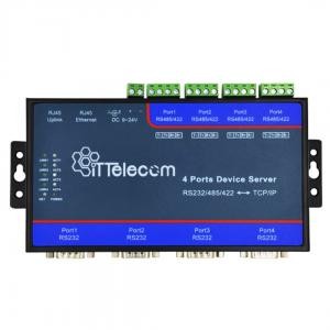 مبدل سریال مولتی 4 پورت RS232/485/422 به TCP/IP